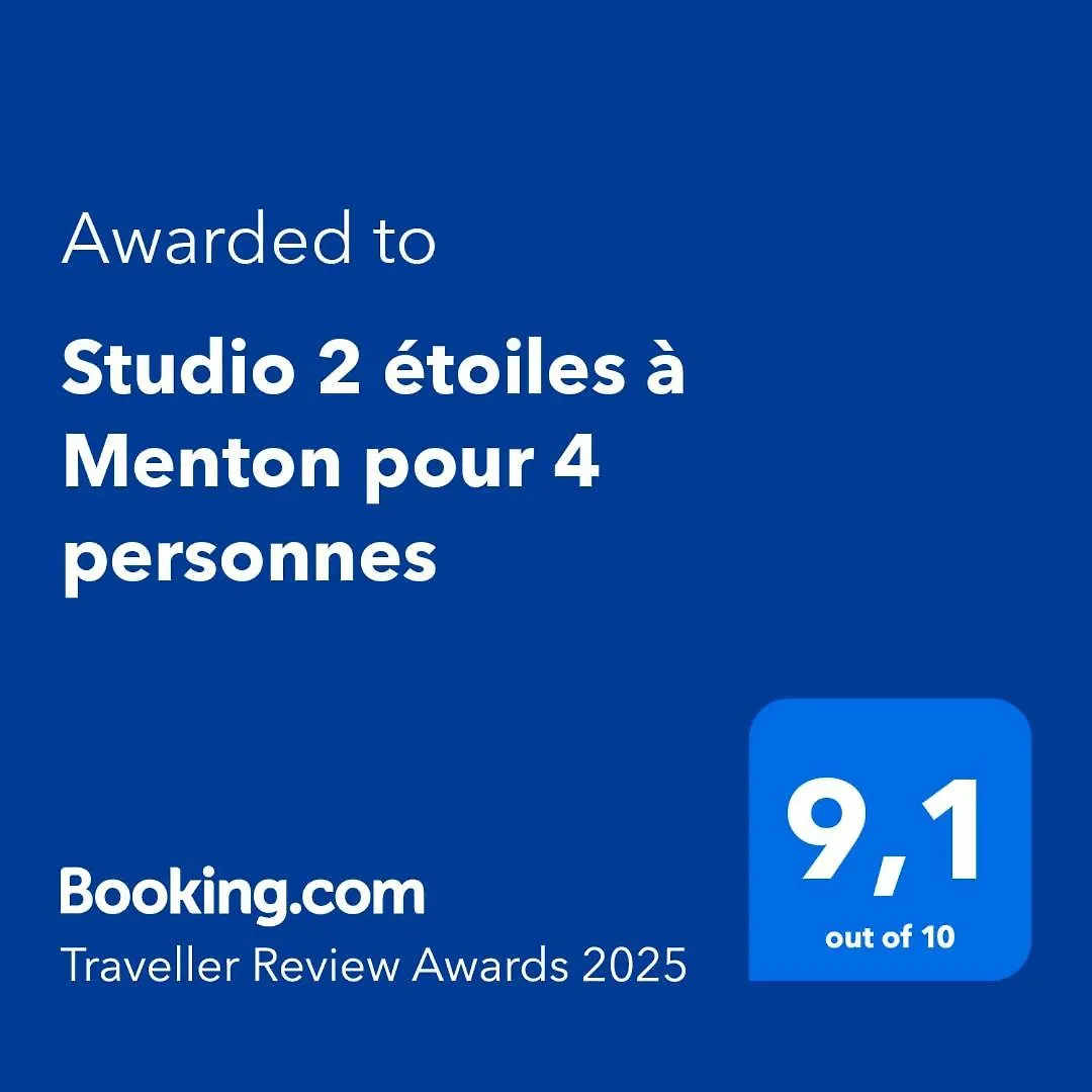 Studio 2 Etoiles A Menton Pour 4 Personnes Apartment